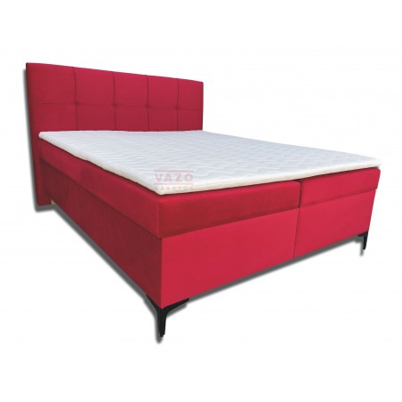 Posteľ ANNA - poťah z II. cenovej skupiny: Trinity 9 červená