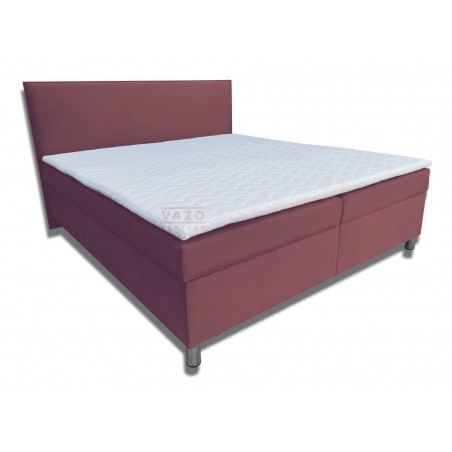 Posteľ MONIKA - poťah II. cenová skupina:  Velvet 006 bordovohnedá