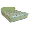Posteľ MILKA, poťah z II. cenovej skupiny Čajka2 vzor/ Vento 72 svetlozelená