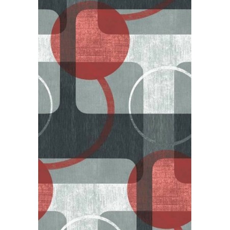 Poťah : Mimi 21 sivočervená