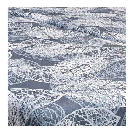 Poťah: Listy 07 sivobiela