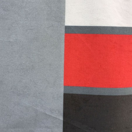 Poťahová látka z II. cenovej skupiny: Nela 1 sivo-bielo-červená