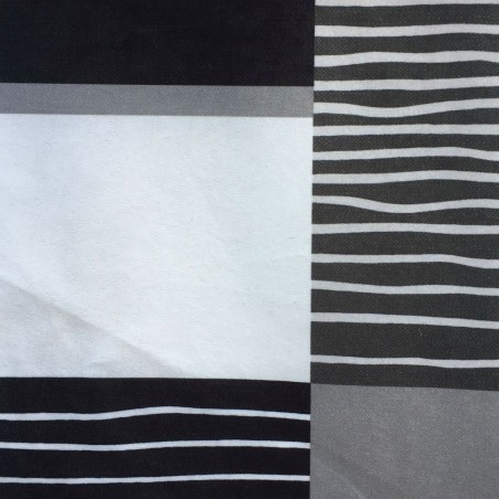 Poťahová látka z II. cenovej skupiny: Nela7 čierno-bielo-sivá