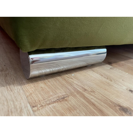 Posteľ VALERY - detail noha strieborná výška 5cm