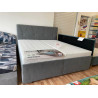 Posteľ KLAUDIA s roštami | Výška sedu 59 cm | Bez matracov | VAŽO