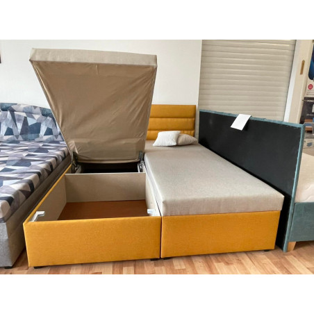 Polohovateľná posteľ  ALICA - reálna fotky z našej predajni v Hriňovej - úložný priestor