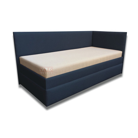 Váľanda SIMONA - Poťah: Vento biele/Twist 13 tmavomodrá