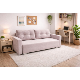 Rozkladacia pohovka NAOMI 2, poťah: Velluto 14 flamingo