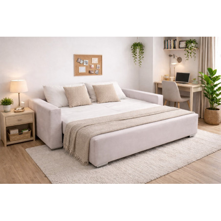 Rozkladacia pohovka NAOMI 2 - po rozložení - rozmer ložnej plochy: šírka 195cm, dĺžka 145cm