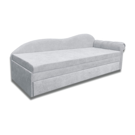 Pohovka LUXUS II,  - poťah: Vento 88 svetlosivá