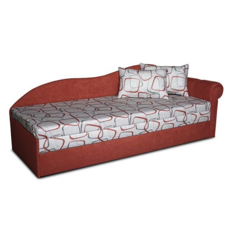 Pohovka Luxus II., - poťah: Dodo 8/Vento 56 tehlová