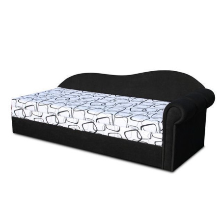 Pohovka Luxus II., - poťah: Dodo 26/Vento 80 čierna