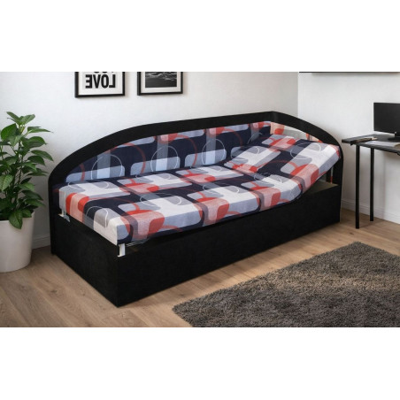 Váľanda KAMILA - poťah: Mimi 21/ Vento 80 čierna