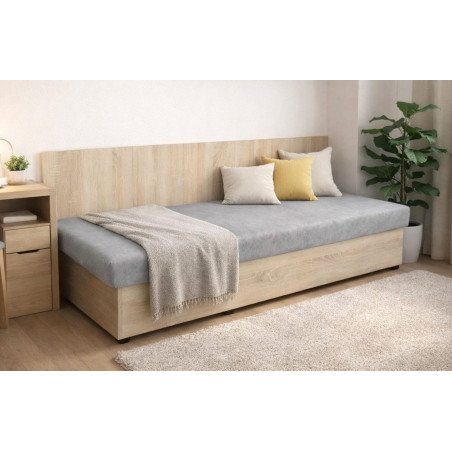 Váľanda VANDA - poťah: Vento 88 svetlosivá/Dub sonoma