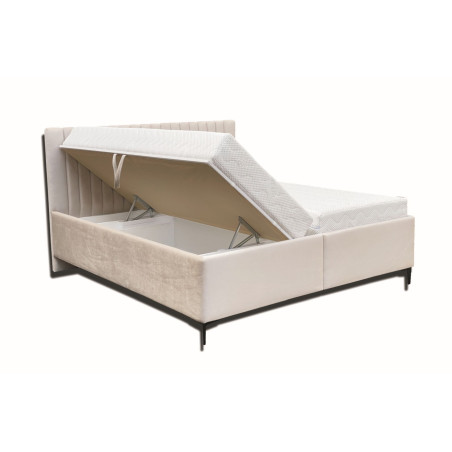Posteľ ALEXANDRA - typ roštu: pevný podklad pod matracom - výklop zboku