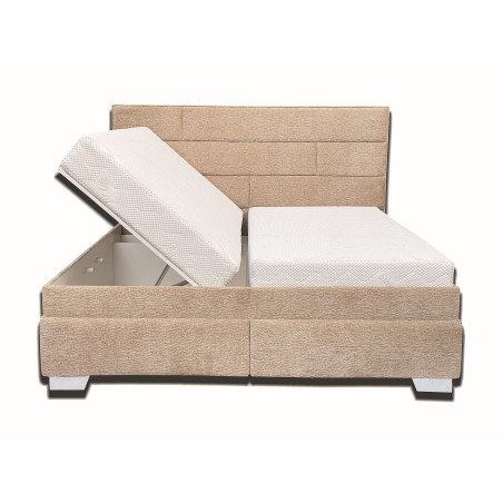 Čalúnená posteľ MIRANDA s roštami | Vysoký sed 62 cm | VAŽO
