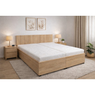 Posteľ STELA - dekor lamina:  Dub sonoma