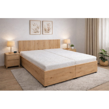 Posteľ STELA - dekor lamina: Dub Artisan