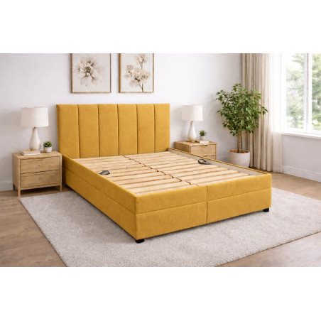 Čalúnená posteľ LIVIA s úložným priestorom | Rošty bez matracov | VAŽO