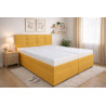 Posteľ DENISA - poťahová látka: Matrix 30 horčicová  (II. cenová skupina)