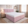 Posteľ DENISA - poťahová látka: Matrix 20 staroružová (II. cenová skupina)