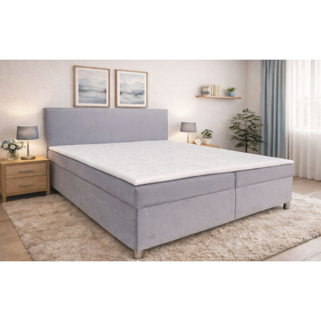 Posteľ MONIKA - poťahová látka: Velluto 15 Silver (II. cenová skupina)