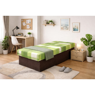 Váľanda JANA - poťahová látka Nela 3 / Vento 45 tmavohnedá