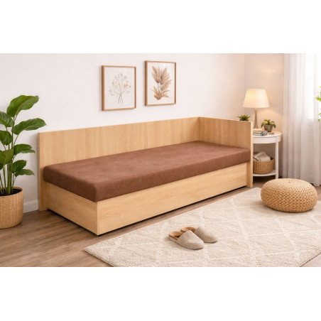 Váľanda MEGAN - poťahová látka: Vento 45 tmavohnedá