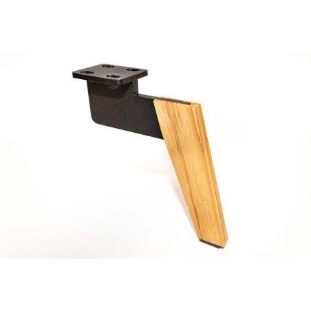 Noha na čalúnenom nočnom stolíku RITA, dekor dreva dub