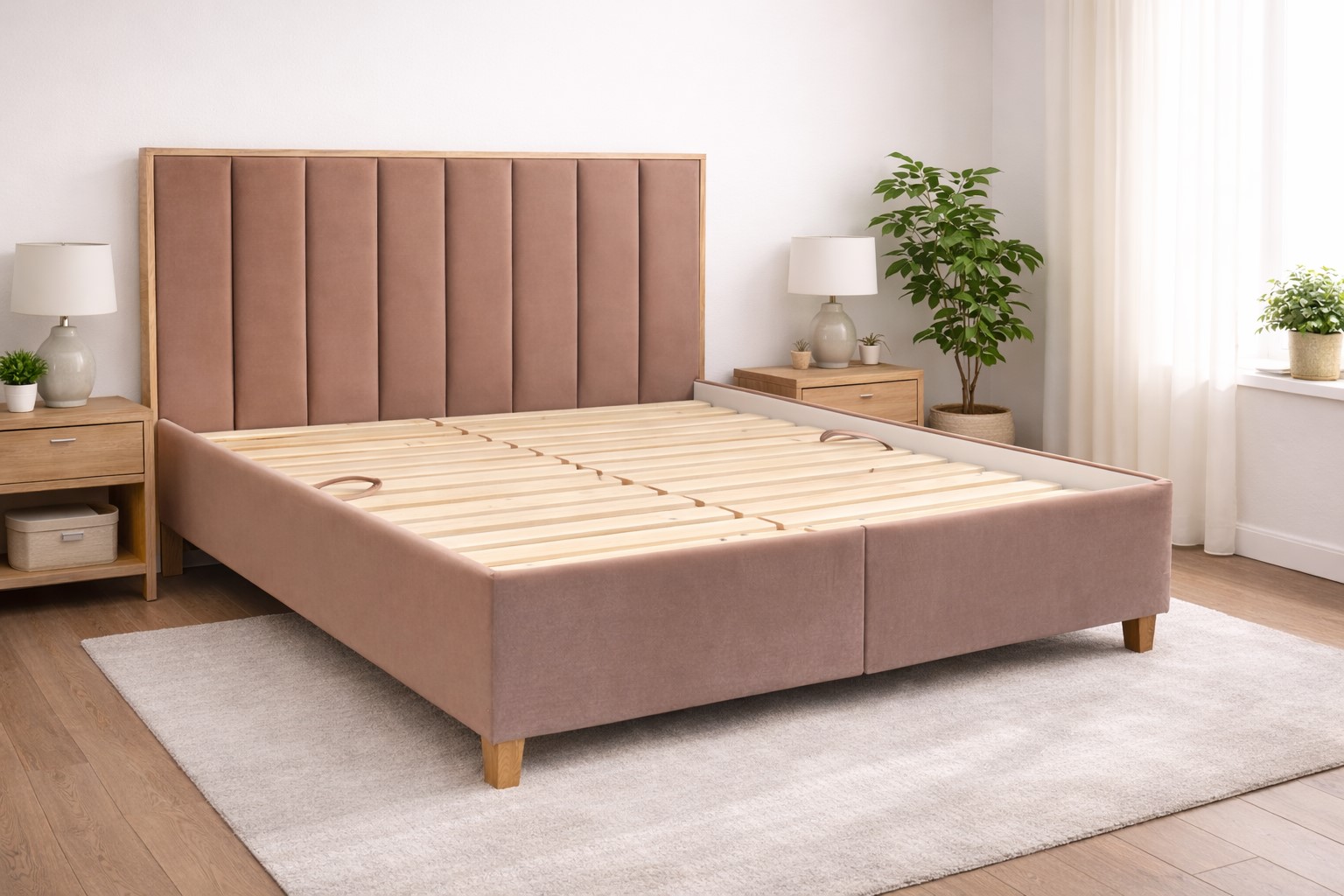 Čalúnená posteľ NELA s roštom